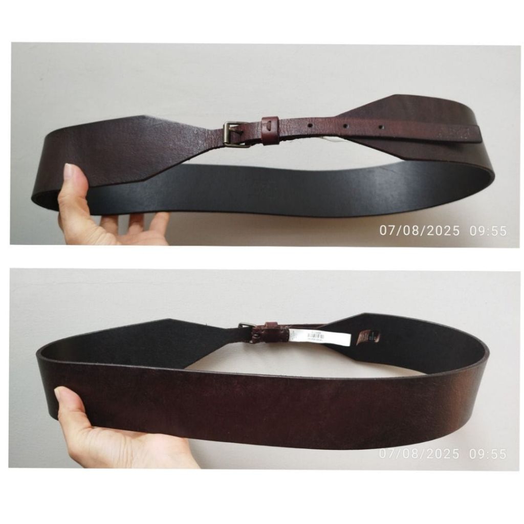 Abercrombie&Fitch sabuk wanita kulit asli size M-L(US).