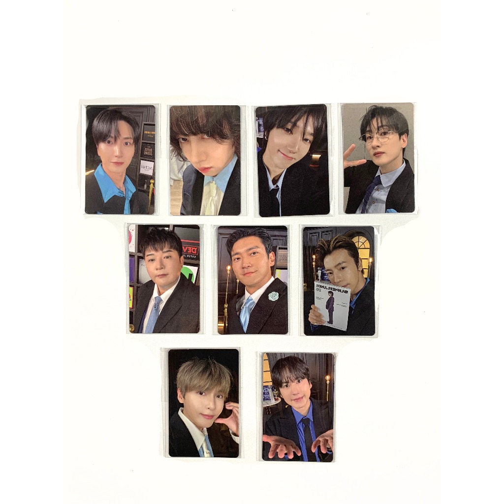 [sharing] SUPER JUNIOR 12th Album - Super Junior 25 Photocard Benefit (Ktown / Ktown Showcase / Make