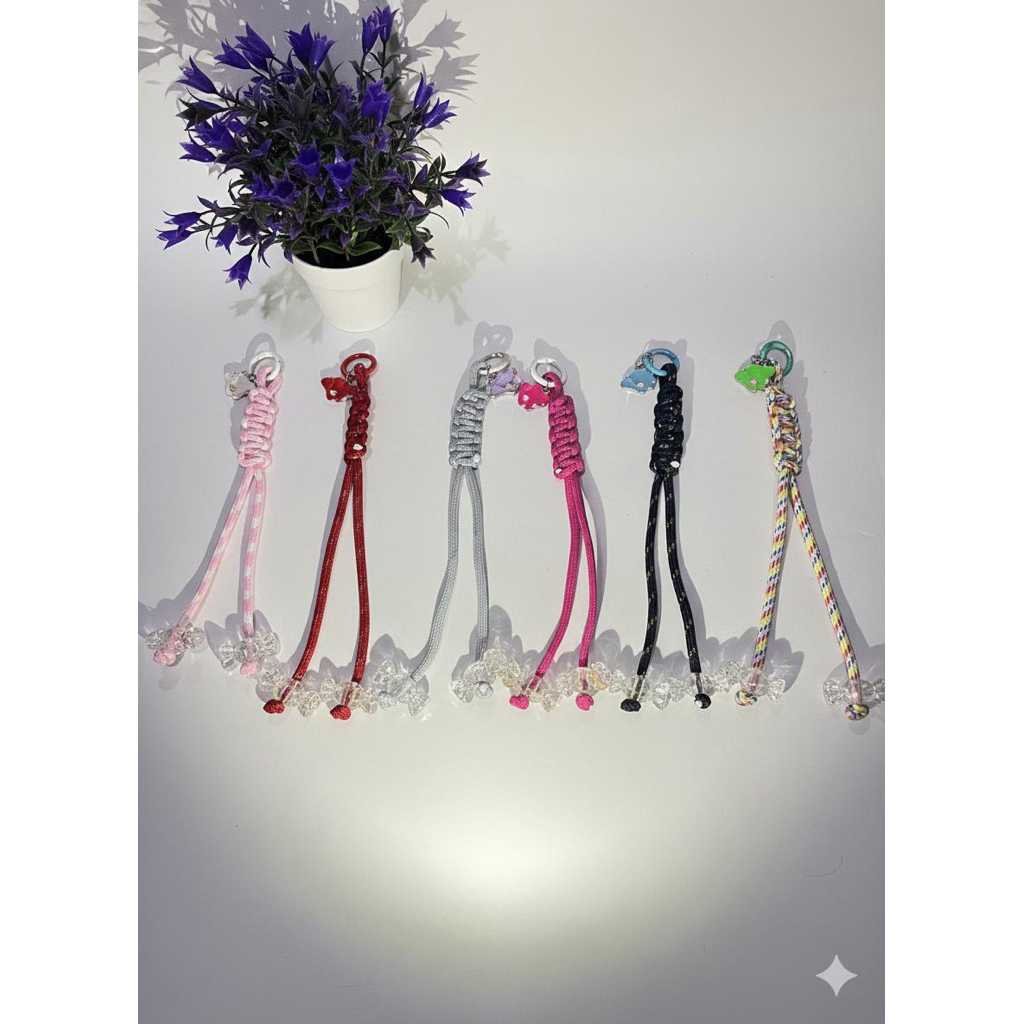 Bag Charm Paracord Series Candy Hologram