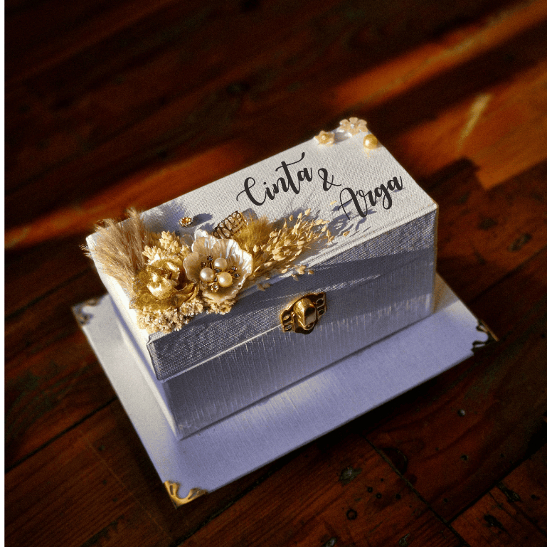 KOTAK UANG SESERAHAN & MAHAR MONEY BOX HIDDEN 16x7x8 cm