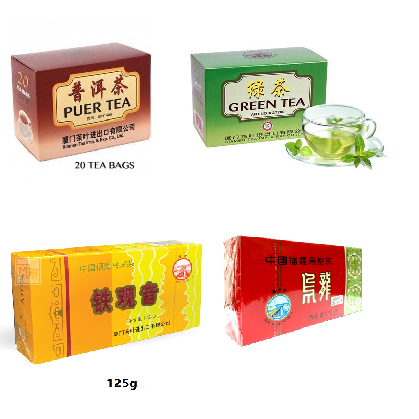 Teh Impor Sea Dyke Varian Black Tea XBT 300, China Fujian Oolong Tea, Green Tea, Green Tea XGT 200, 