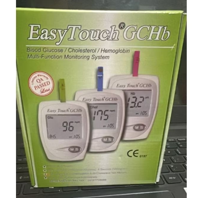 Easy Touch GCU 3in1 GCHb Alat Ukur Hemoglobin