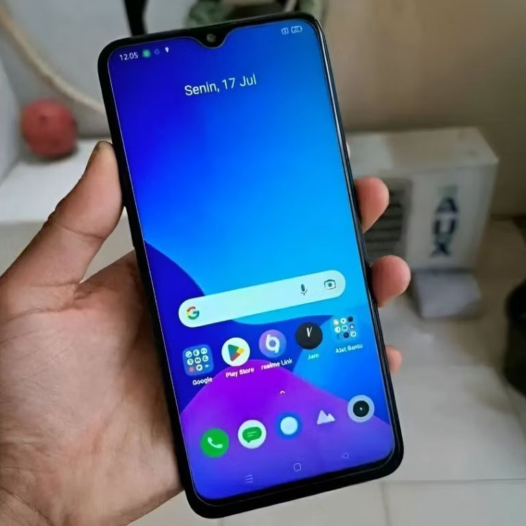 LCD Ori Asli Copotan Realme 5 Pro Fullset Touchscreen