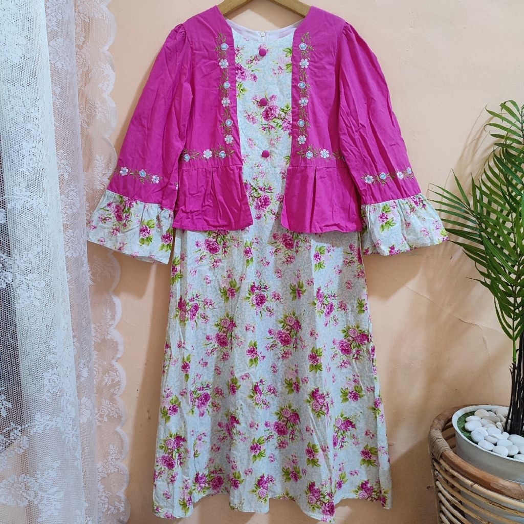 Saffron By Donita Size 8 Gamis Anak Perempuan Brand Matahari Preloved