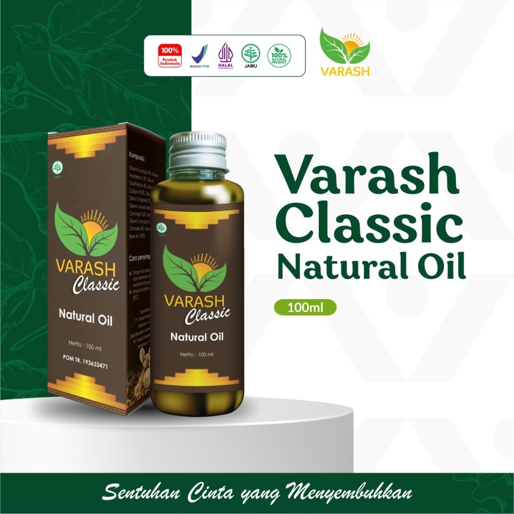Minyak VARASH CLASSIC Original 100ml Asli 100%