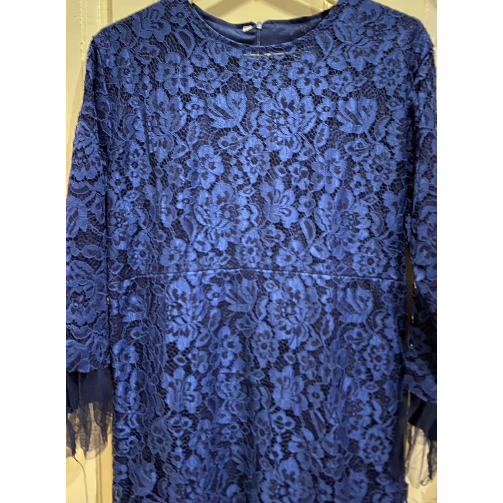 brukat dress model duyung (Preloved)