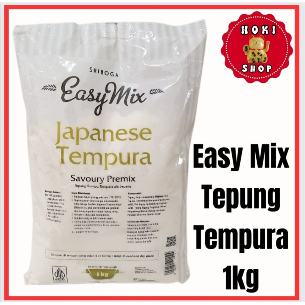 Sriboga Easy Mix Japanese Tempura 1kg / Easymix Tepung Tempura / Sriboga Tempura / Tepung Tempura In