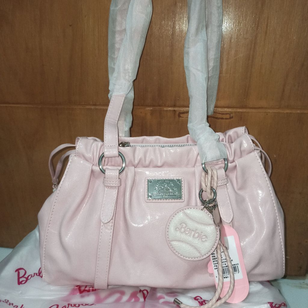 Tas  Barbie Malibu serut pink,tas barbie malibu pink