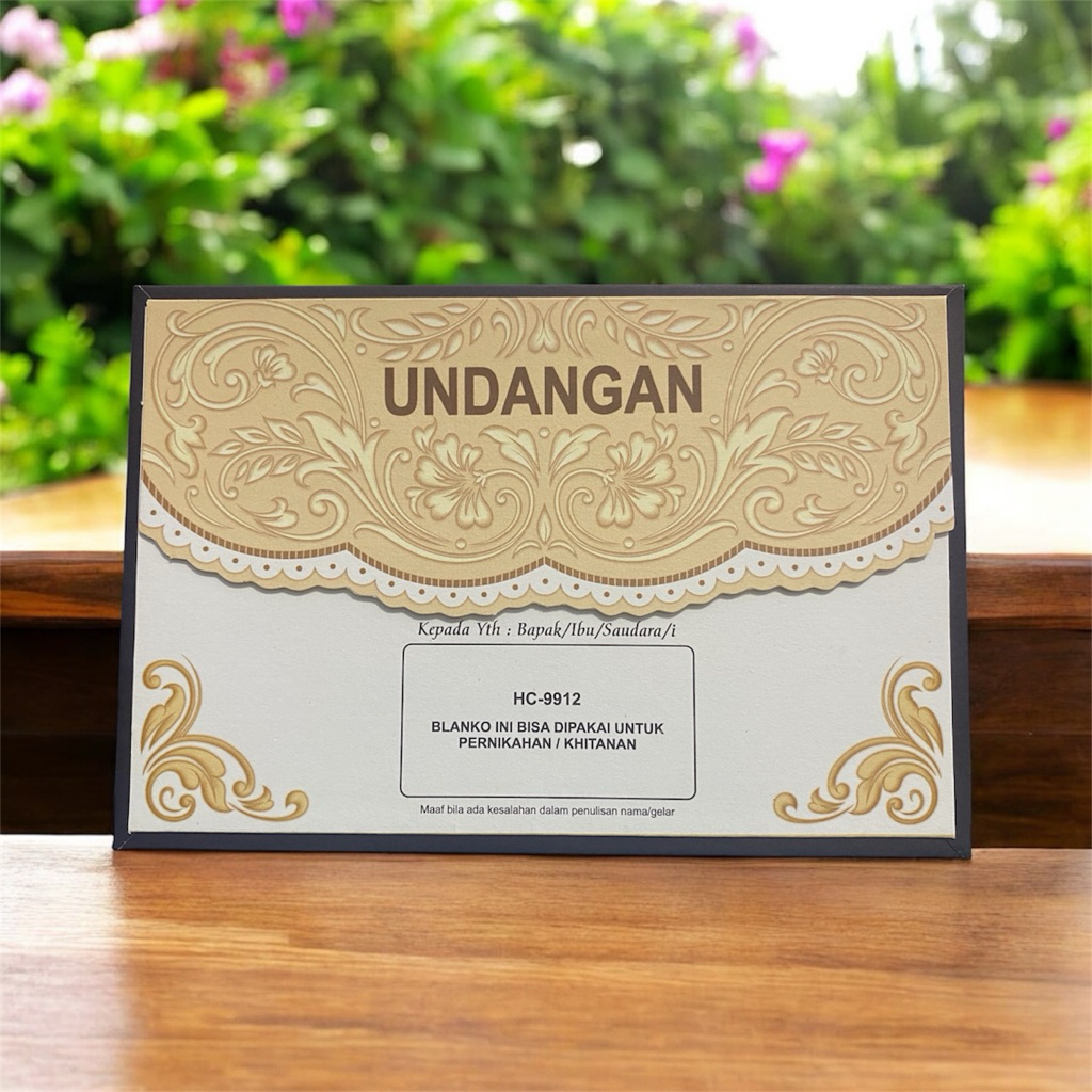 undangan blangko kosongan ERBA kode HC-9912 (COVER+BOARD)