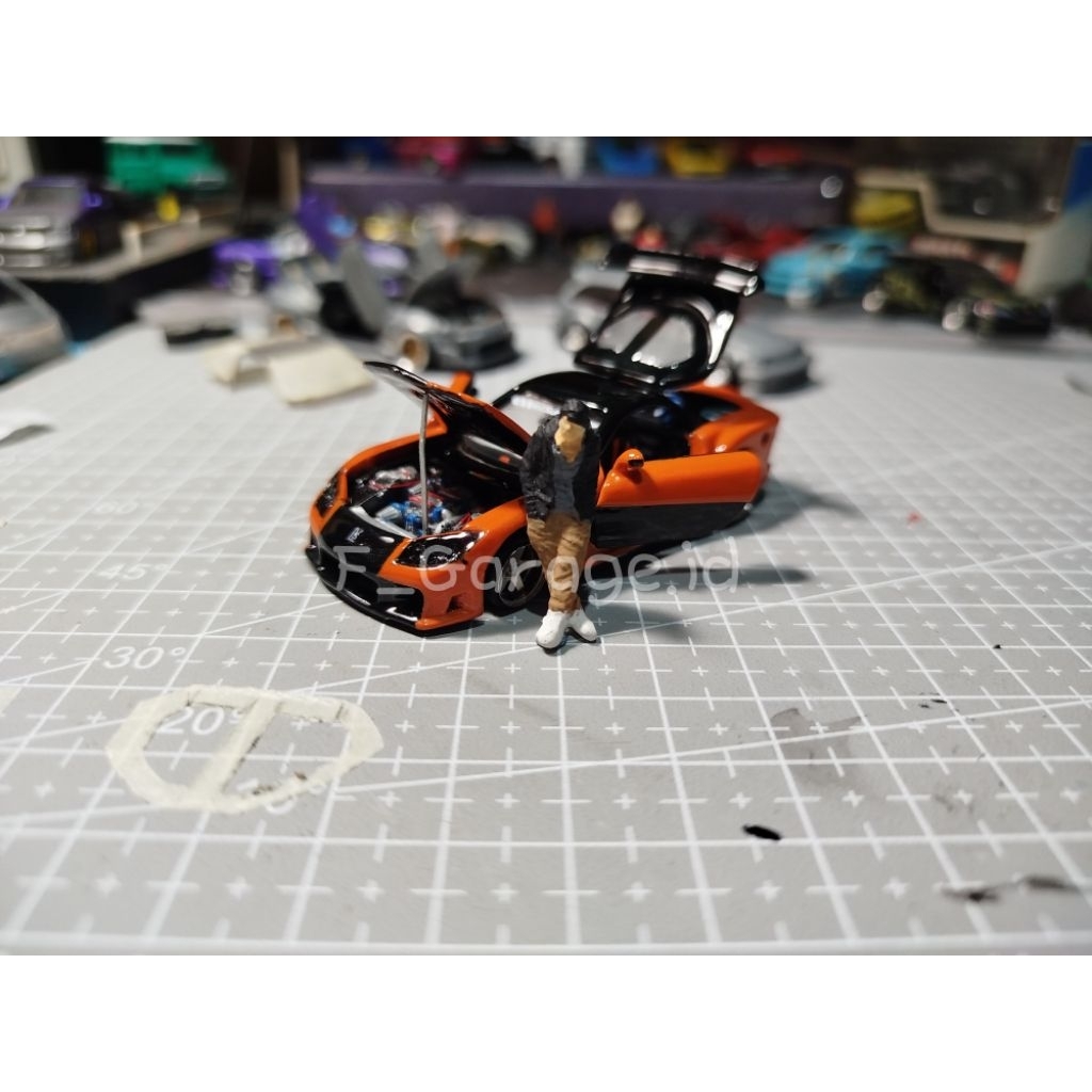 Hot wheels custom mazda rx7 veilside han tokyo drift (pre order)