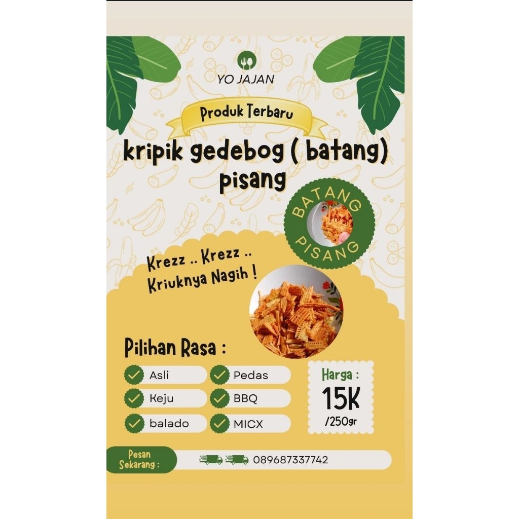 KeripikGedebongBatangPisang