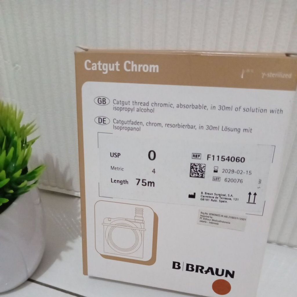 B Braun Cat gut chromic 0/Catgut Chromic 0/Catgut chrom/Cat gut Cromic 0 Original B Braun 75 M