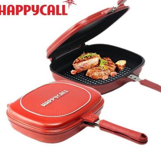 Wajan Double Pan SUGGO Merah – Anti Lengket & Multifungsi, Cocok untuk Memasak Sehari-hari