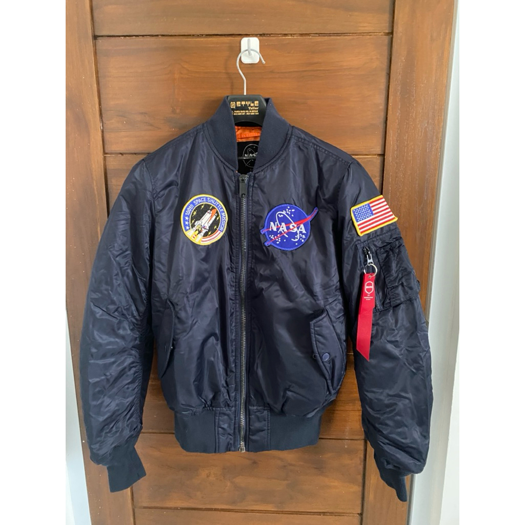jacket nasa original usa bravo jaket asli size s preloved