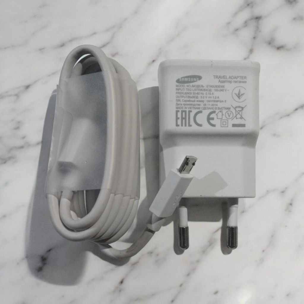 Charger Samsung 1A Ori Copotan HP + kabel mikro USB