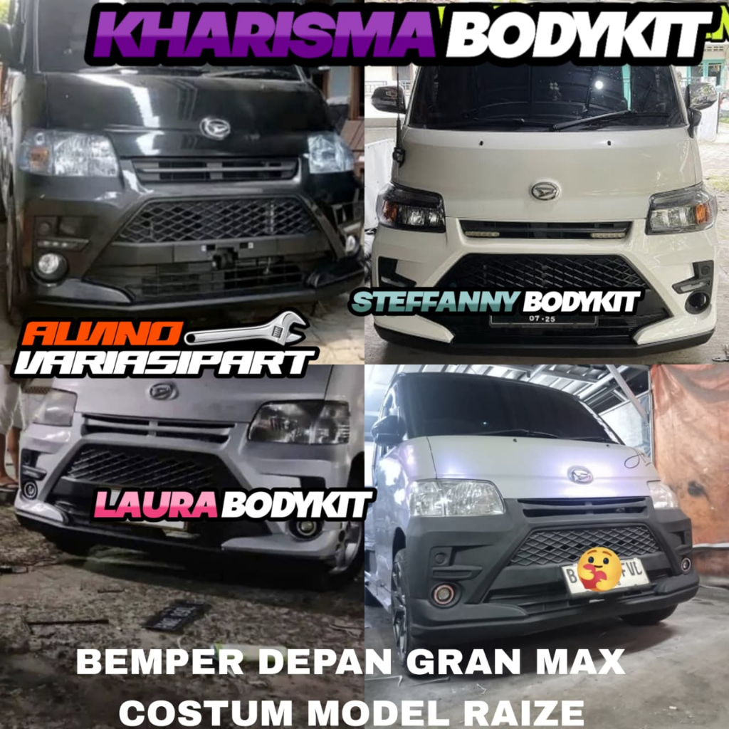 BEMPER DEPAN GRANDMAX COSTUM MODEL RAIZE BUMPER DEPAN GRANDMAX MODEL TOYOTA RAIZE