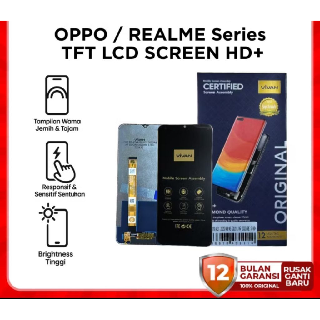 Galeriastore01 Lcd Vivan For Samsung A30S Garansi Resmi
