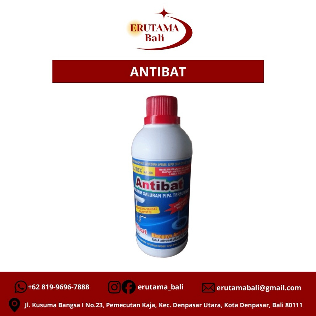 Antibat (cairan pembersih pipa/aliran tersumbat)
