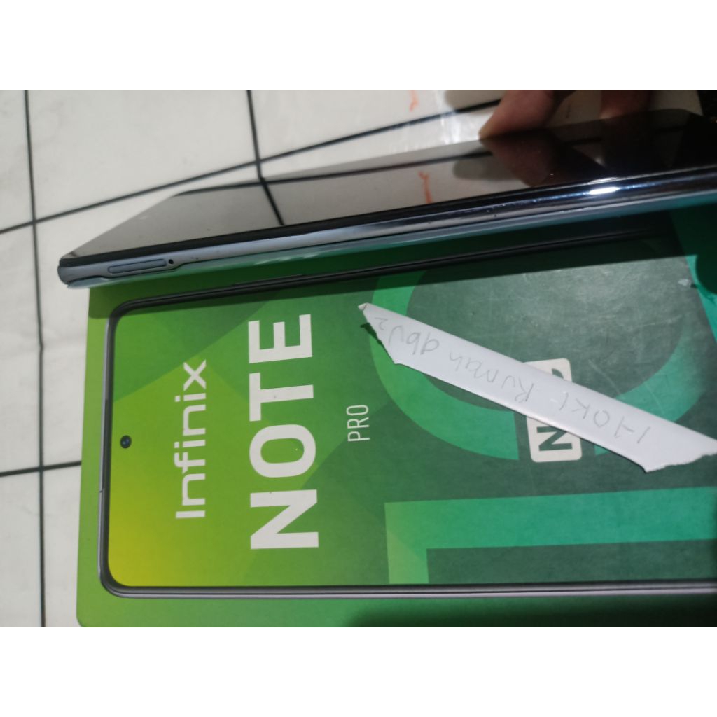 (po) Infinix note 10 pro nfc 8/128 rare yang ram 8 preloved minus 90% fisik