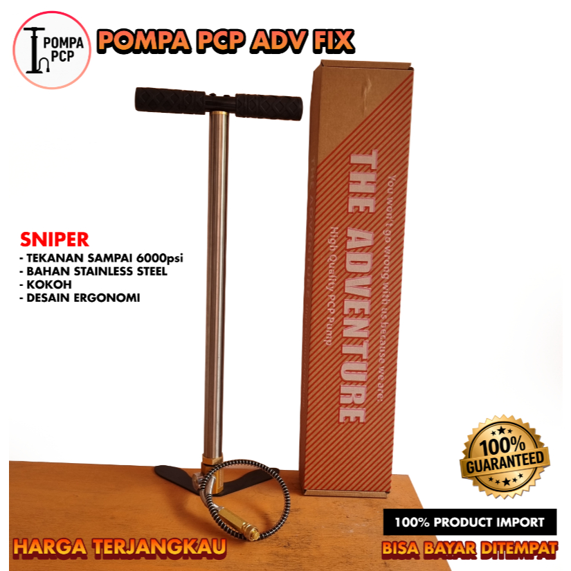 Pompa PCP 6000 Psi | Pompa PCP Murah | Pompa PCP Kaki Fix | Pompa PCP Adventure 6000 Psi