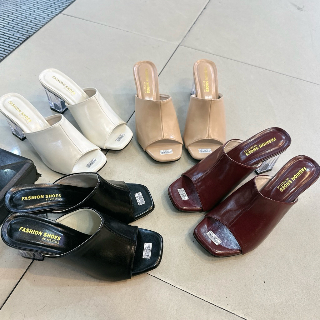 GN SHOES az-92 high hells kaca wanita tinggi 7cm by kps style