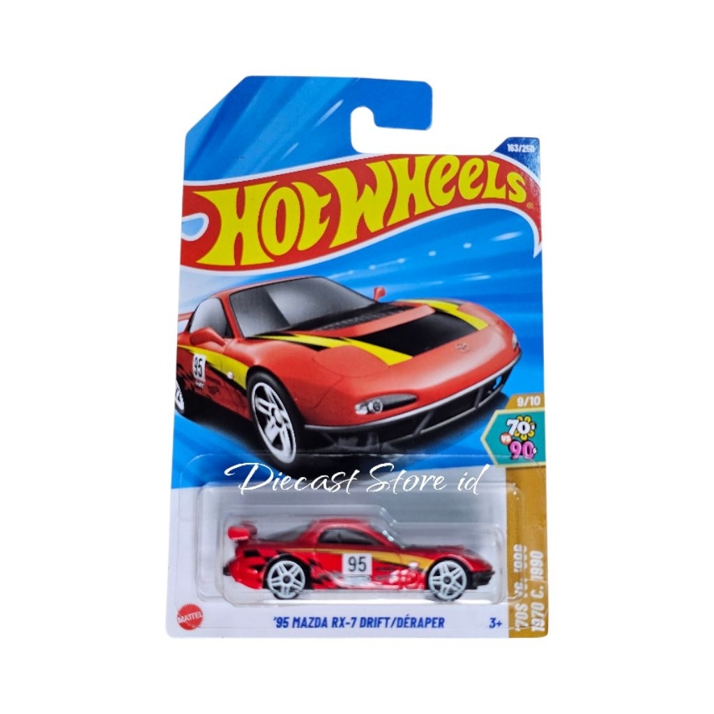 Hot Wheels 95 Mazda RX-7 Drift Merah Lot N 2025