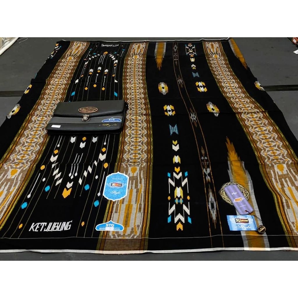 SARUNG KETJUBUNG SKP,SCP,SGD RED GOLD QUALITY JAHIT TENGAH