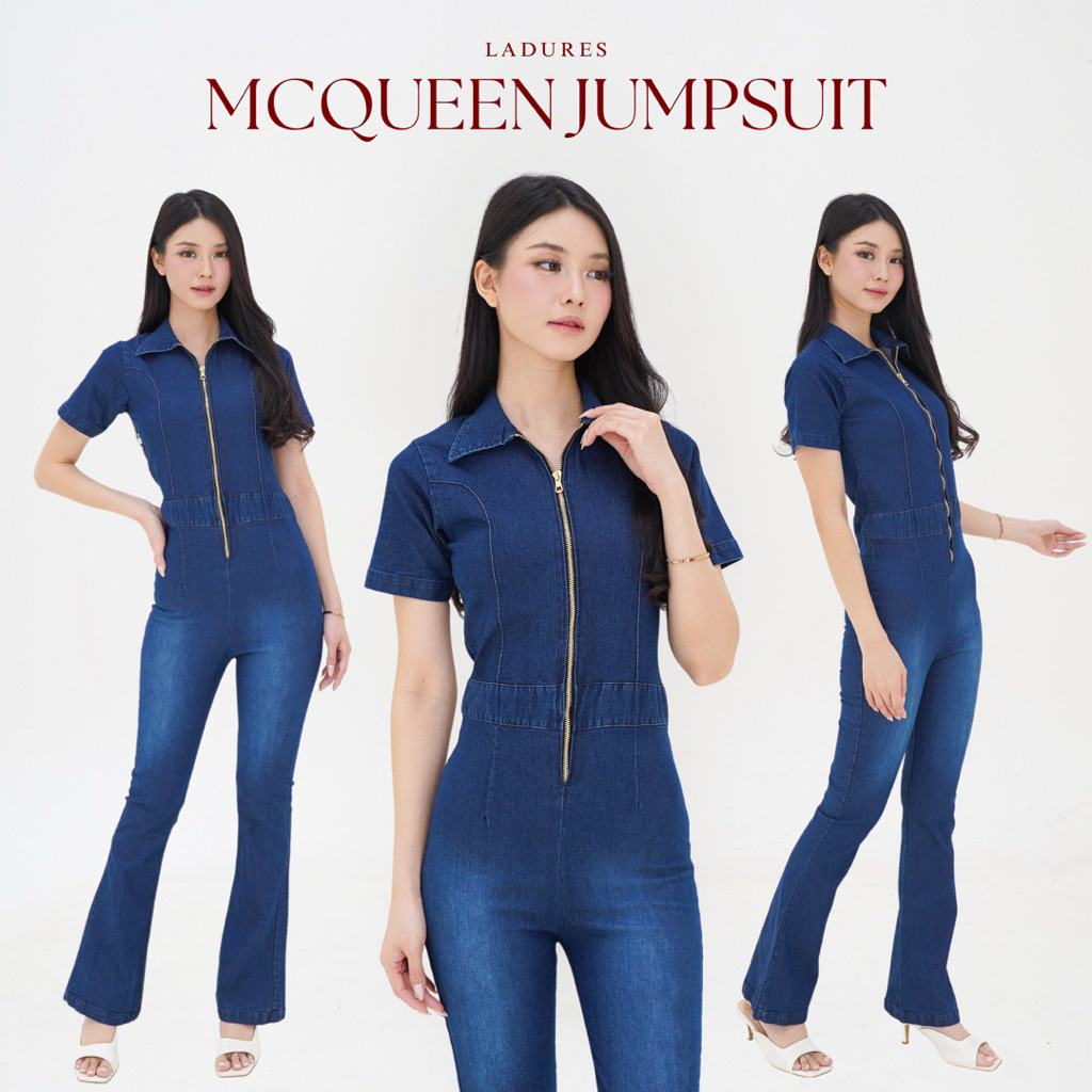 Mcqueen Denim Jumpsuit