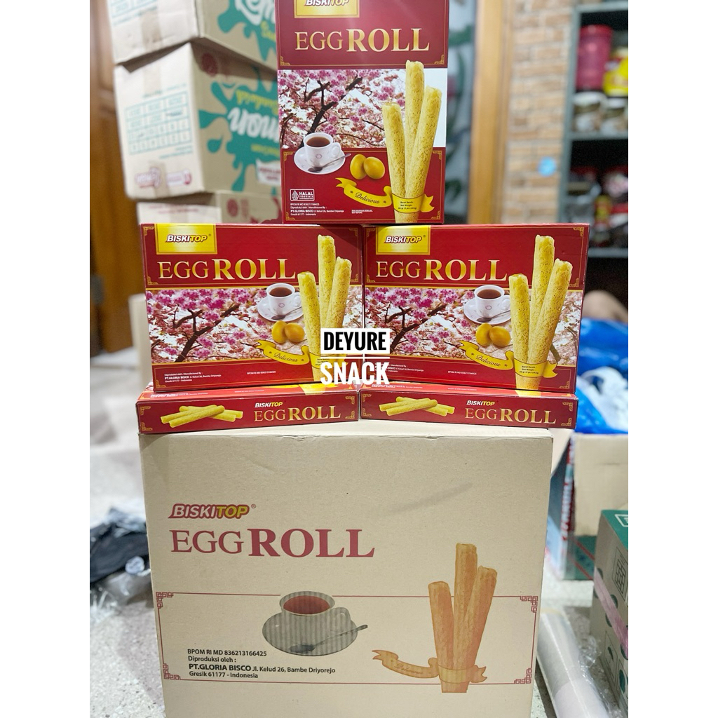 Egg Roll Biskitop 1 karton is 24 box