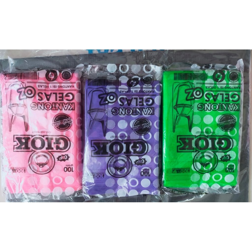 100 gr Kresek Cup 1 Gelas  Warna Warni Kresek HD 10 Kresek Cup Pop Ice