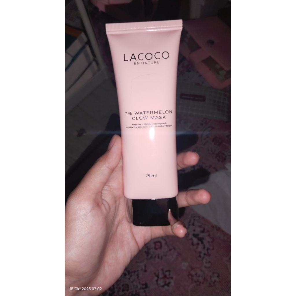 [ PRELOVED ] Lacoco Watermelon Glow Mask 75mL