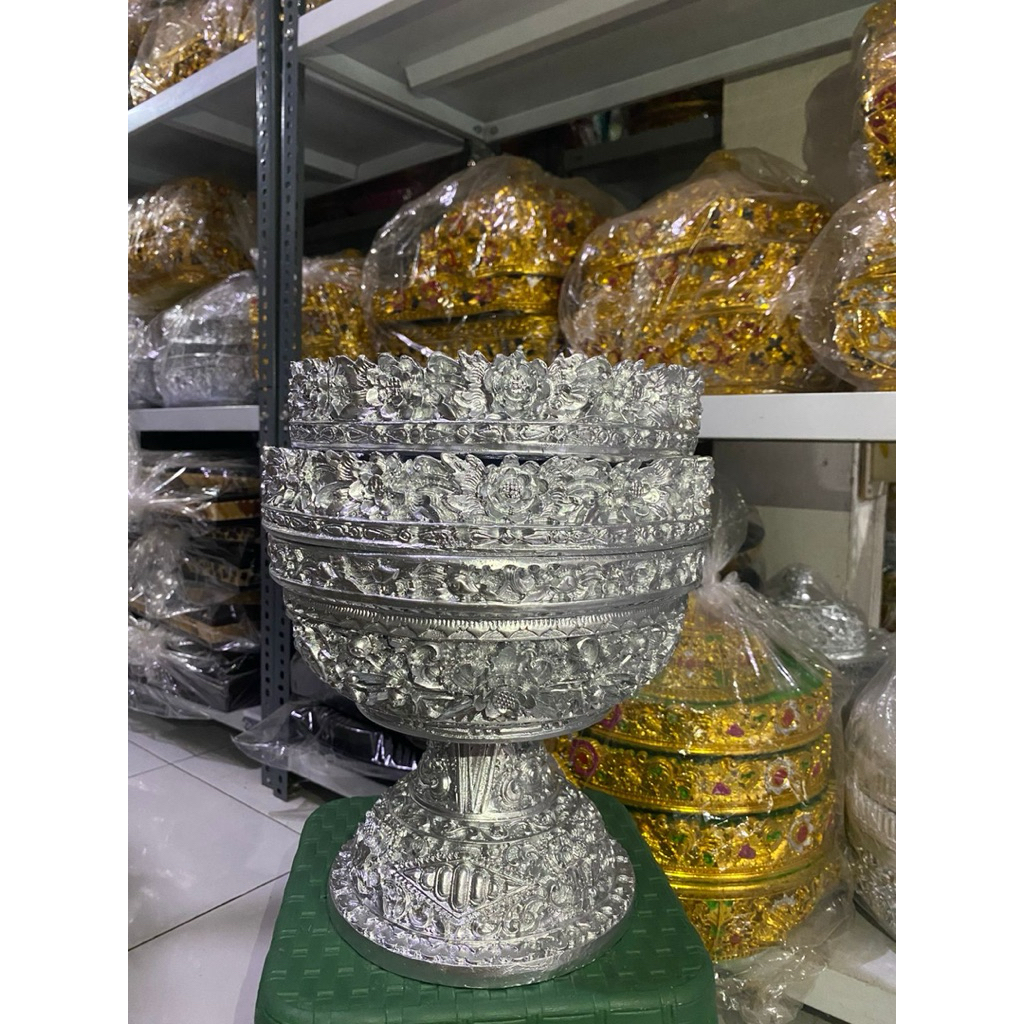 Dulang mini motif mawar size 25cm prada elit