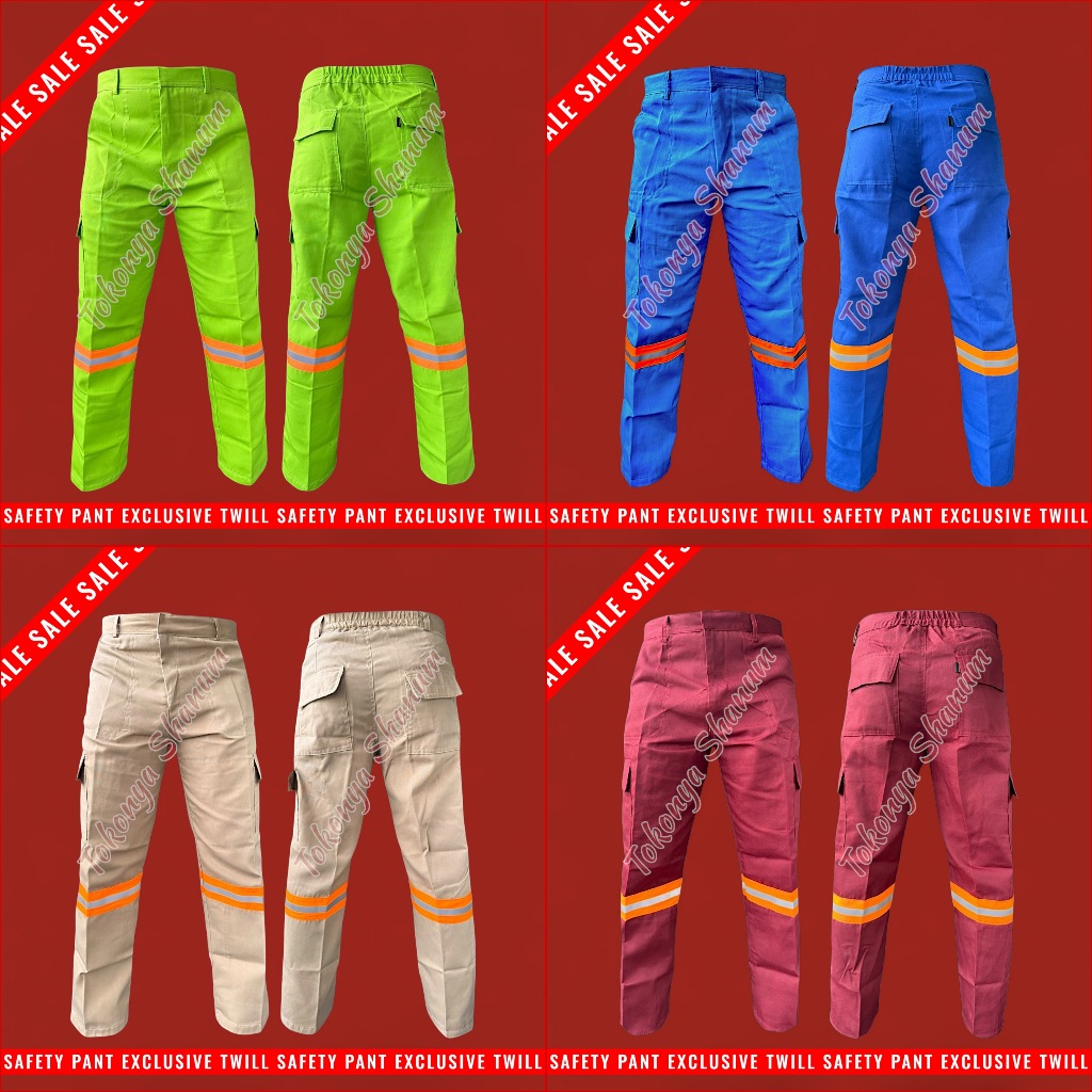 Celana kerja skotlet Wearpack Safety Celana Proyek Model PDL Celana tambang Celana Safety Pria polet