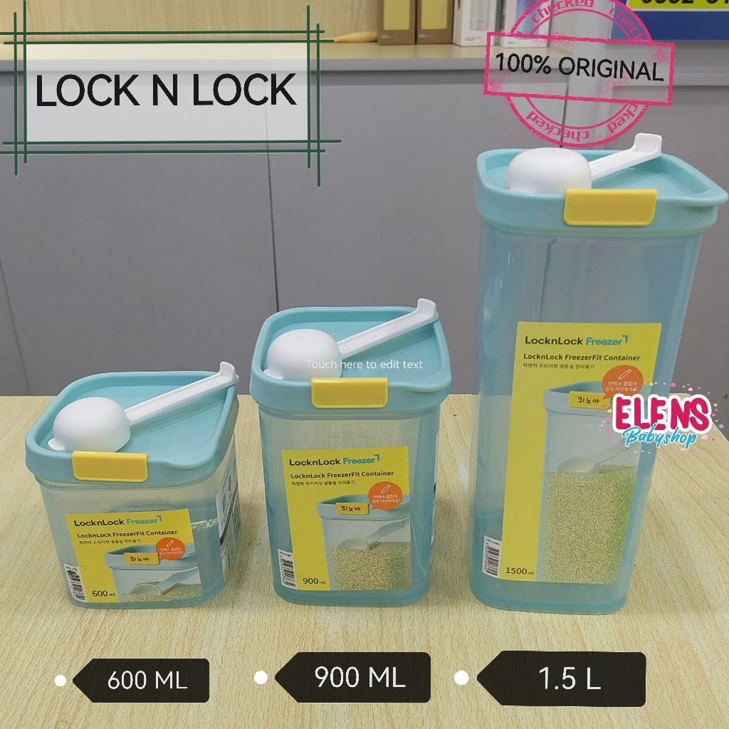 Lock n Lock freezer fit toples makanan susu cereal