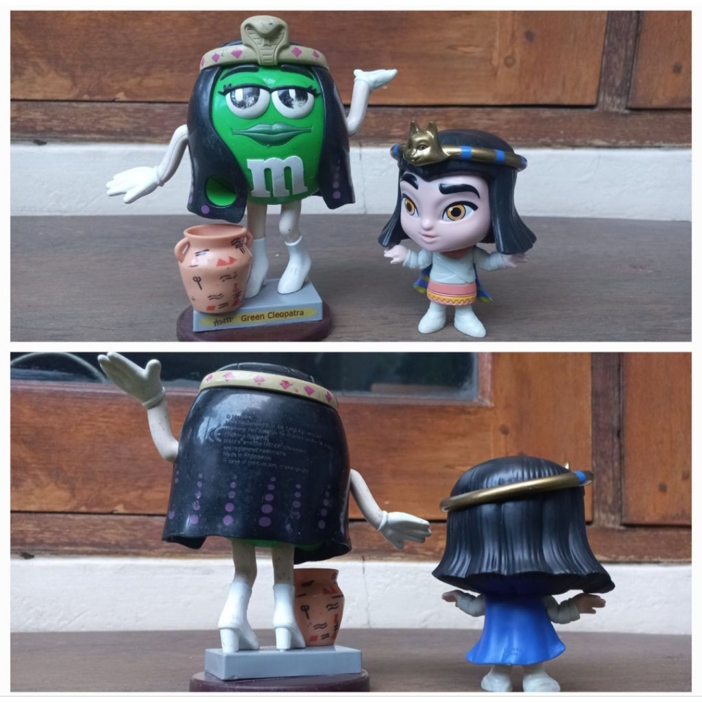 Figure Mainan set dapat 2pc Cleopatra MnM + Cleo Graves Netflix Super Monsters Original Hasbro