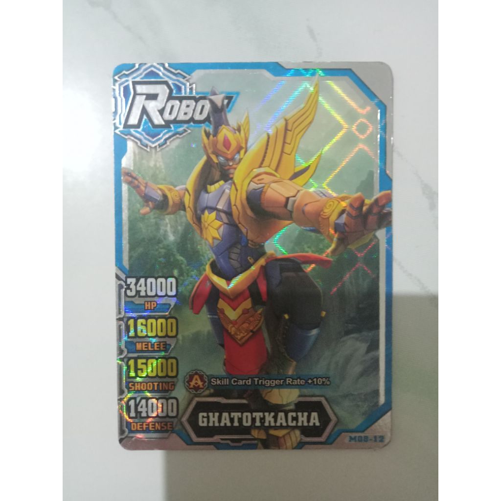 Kartu ori Hero of Robots Ghatotkacha (Silver)