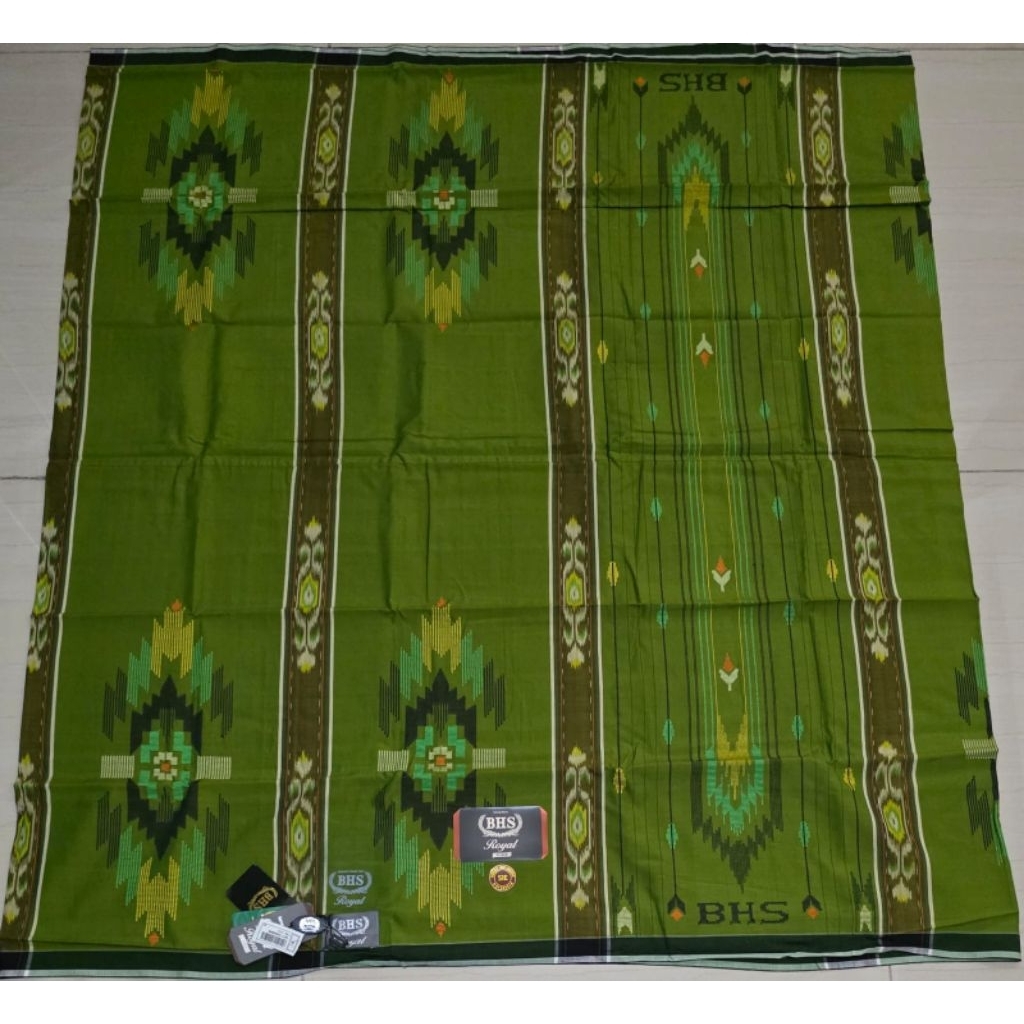 Sarung BHS Royal SIE Silver Lawas Sutra Spunsilk Mercerized Jahit Tengah ATBM Limited (Bisa COD)