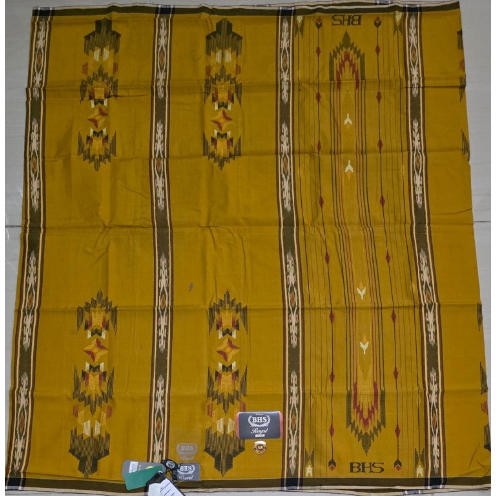 Sarung BHS Royal SIE Silver Lawas Sutra Spunsilk Jahit Tengah ATBM Limited (Bisa COD)