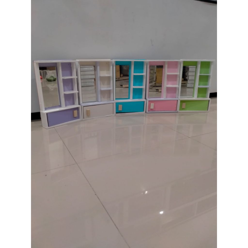 RAK KOSMETIK  GANTUNG/RAK DINDING ESTETIK/CERMIN RIAS/KACA RIAS/RAK KOSMETIK GANTUNG