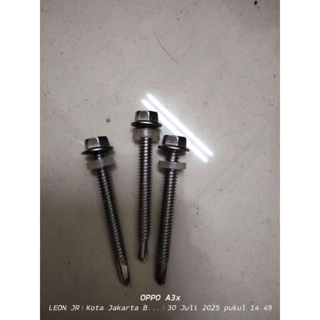 sekrup roofing stainless 8 x 75