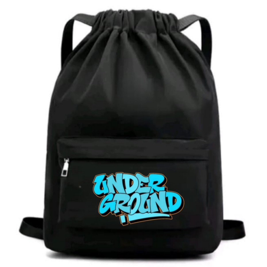 Tas Serut Pria Tas Serut Wanita Tas Ransel Stringbag Tas Serut  Motif Api