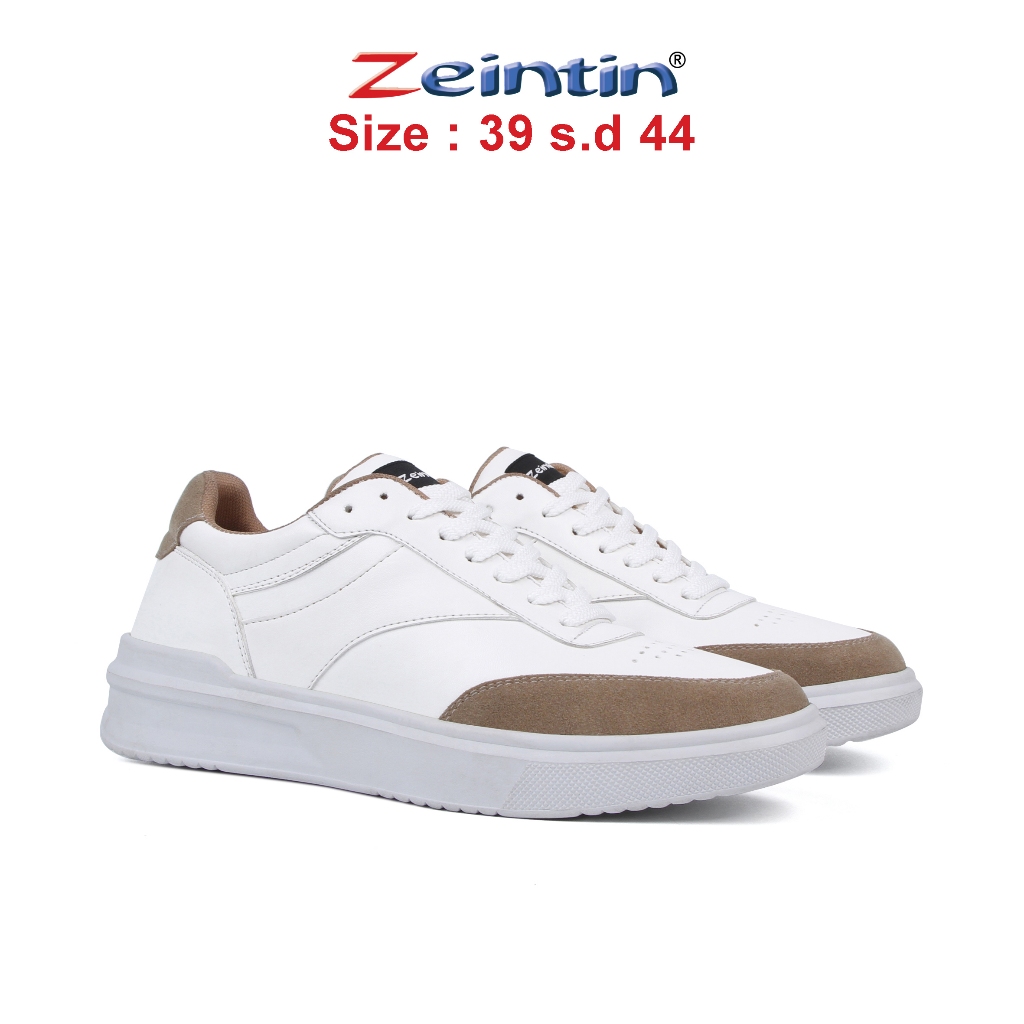 Zeintin - Sepatu Sneakers Pria Sport Putih Sepatu Pria Original Zeintin IR-BL
