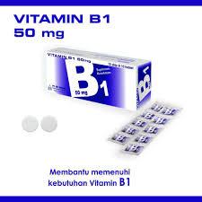 Vitamin B1 50 mg AFI strip 10 tablet Kesehatan Vitamin B1 - AFI FARMA