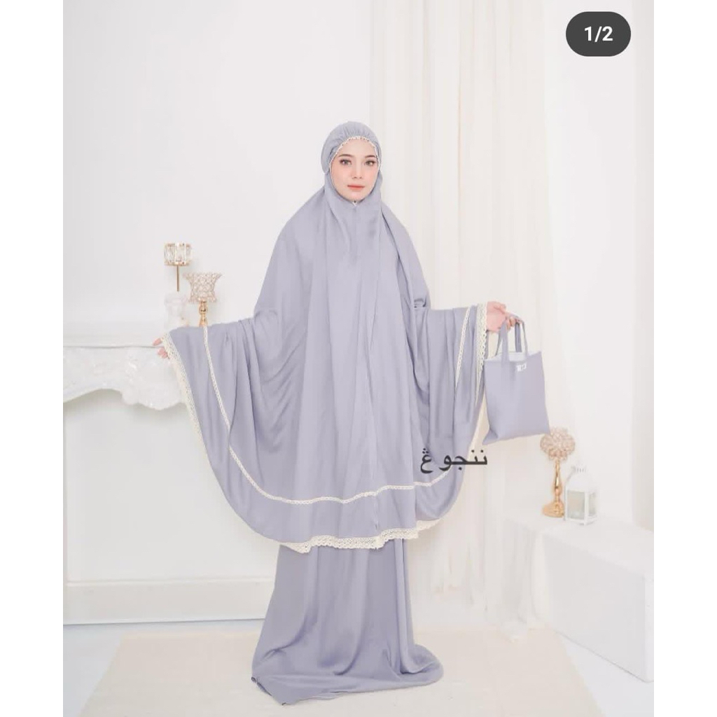 Mukena Bali Rayon Dewasa || Mukena Bali Polos