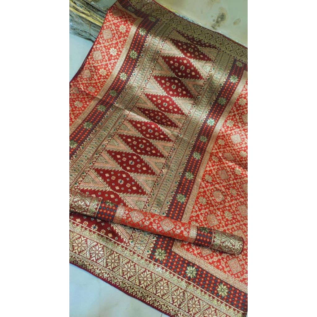 SONGKET MESIN 3 NEGERI MERAH