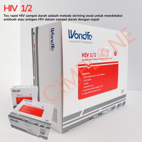 WONDFO HIV Tes Casette/Tes Rapid HIV Deviace