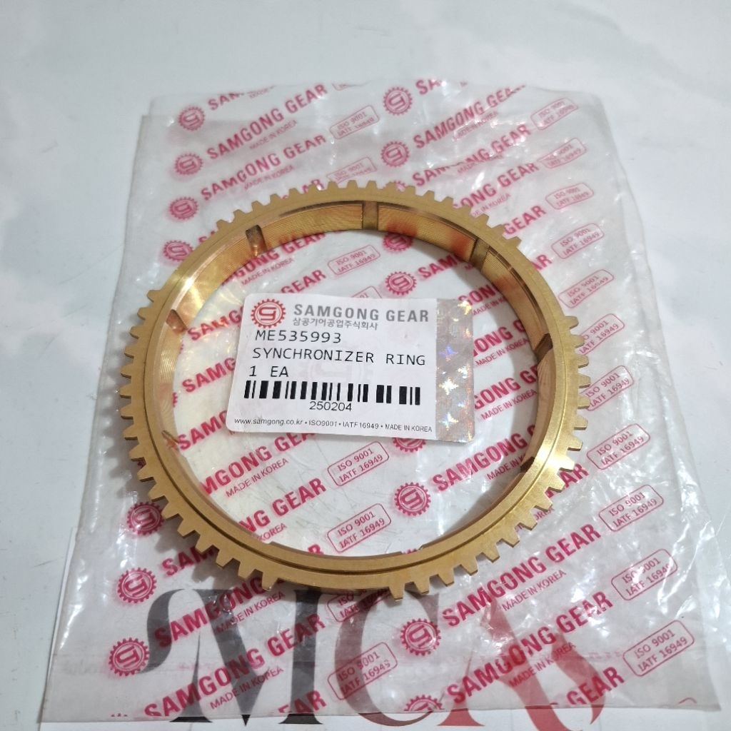 Ring Synchronizer / Ring Syncromis Only Transmisi Gigi 4 / Gigi 5 Mitsubishi Canter 125 HD New / Can