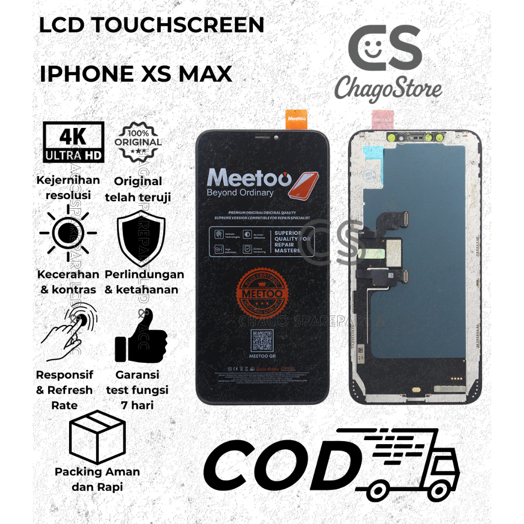 LCD IPHONE XS MAX - LCD TOUCHSCREEN XS MAX FULLSET