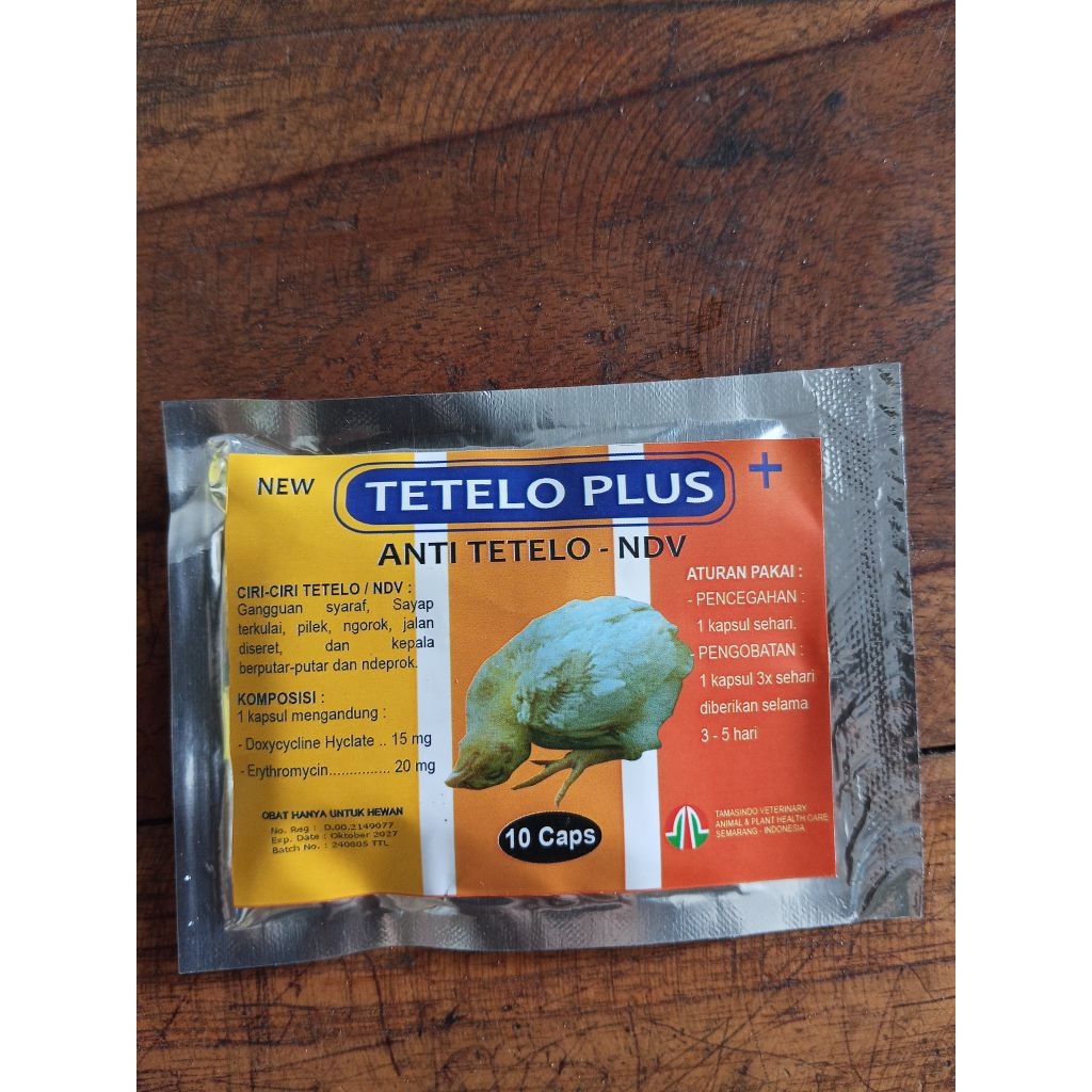 TETELO PLUS anti tetelo obat ayam unggas telo