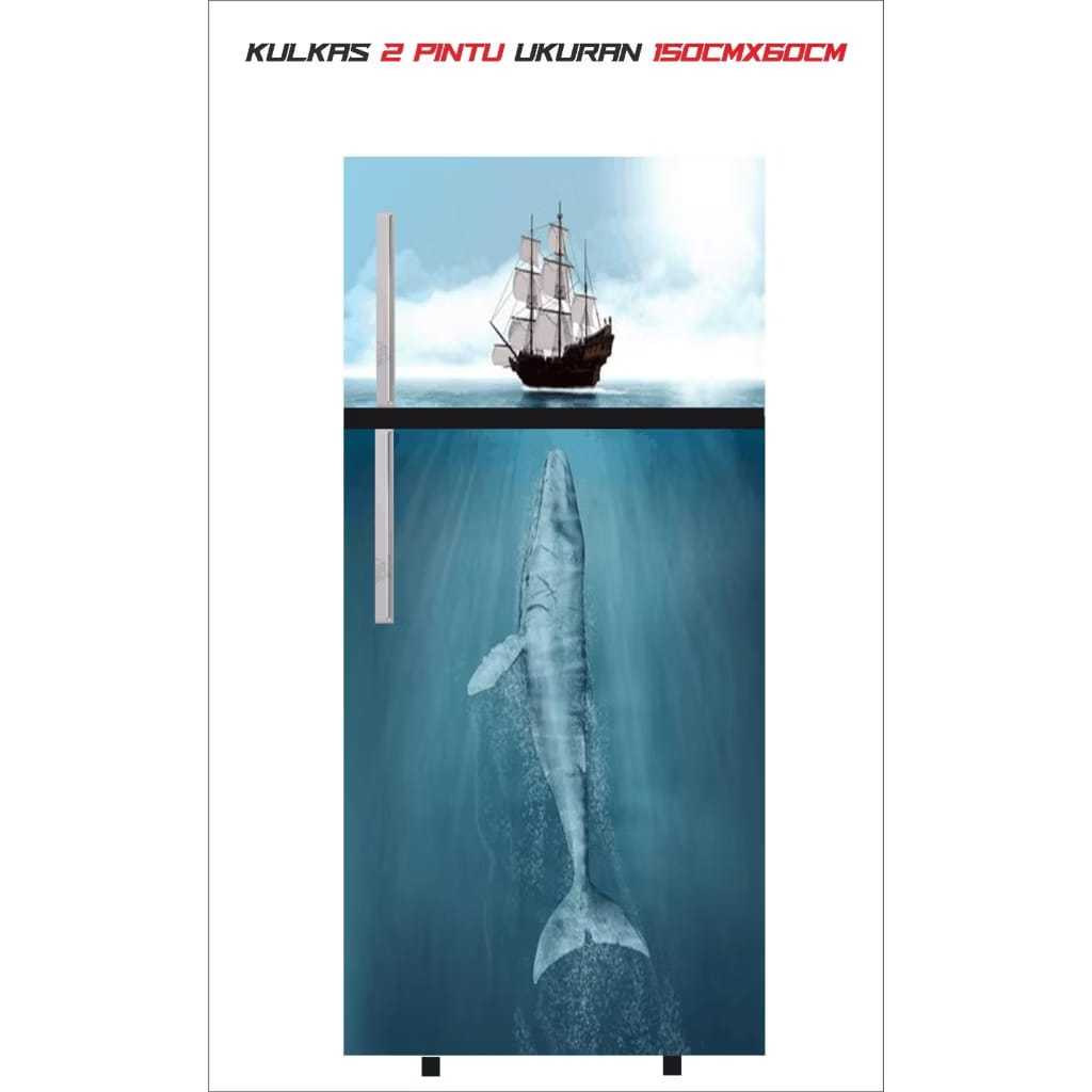 TERMURAH DAN TERLARIS stiker kulkas 2 pintu motif bunga2